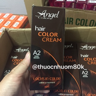 Thuốc nhuộm tóc phủ bạc đen, nâu đen, nâu cafe, nâu scl, nâu dẻ, nâu đồng,