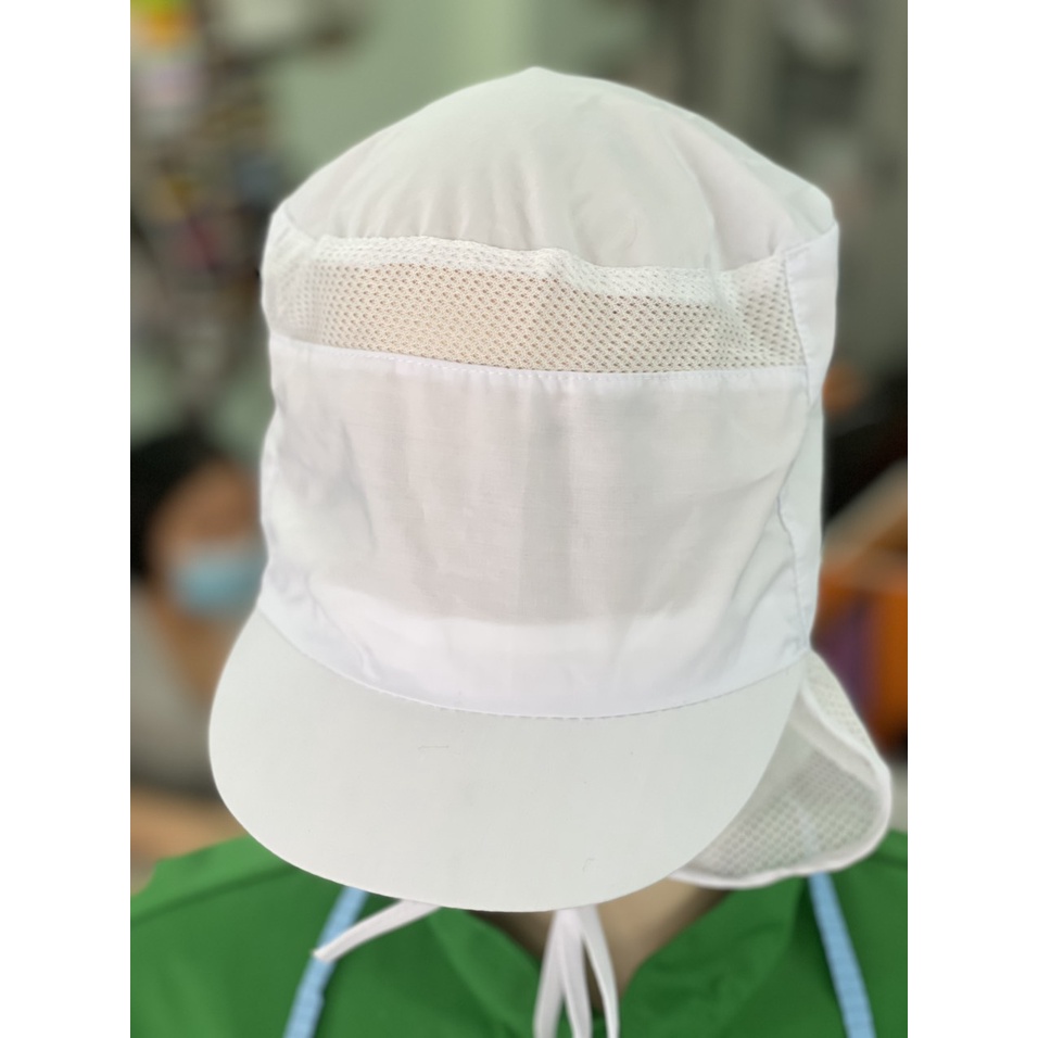 nón vải silk lưới chùm tóc thủy sản có dây cột, thực phẩm nấu ăn, nón thủy sản_xướng sản xuất.