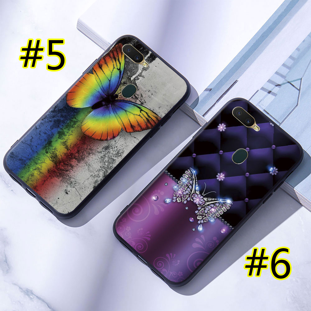 Ốp Điện Thoại Mềm OPPO A3 A3S A5 A5S A7 A12 A12E Con Bướm Thơ