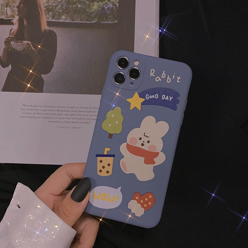 Ốp Lưng Điện Thoại Nhựa Mềm Thỏ Good Day - CAS2158