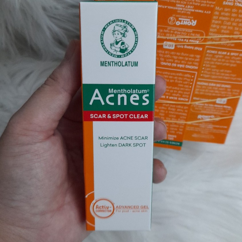 Gel chuyên biệt sáng thâm mờ sẹo Acnes Scar and Spot Clear 10g