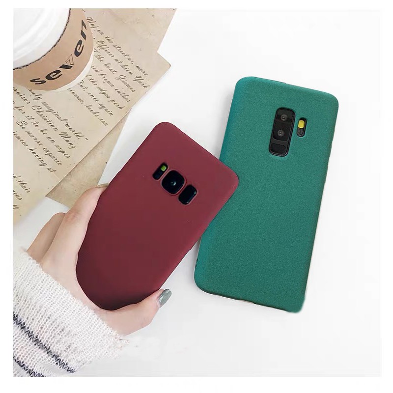 Ốp điện thoại TPU dẻo mặt nhám siêu mỏng thời trang cho Samsung A50S S10 Plus S9 A10S A50S M30S Note 10 Pro S8 A30 A20S | BigBuy360 - bigbuy360.vn