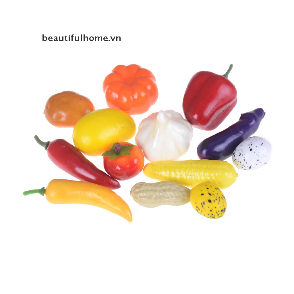 Bộ 10 Rau Củ Quả Đồ Chơi Mini Cho Bé