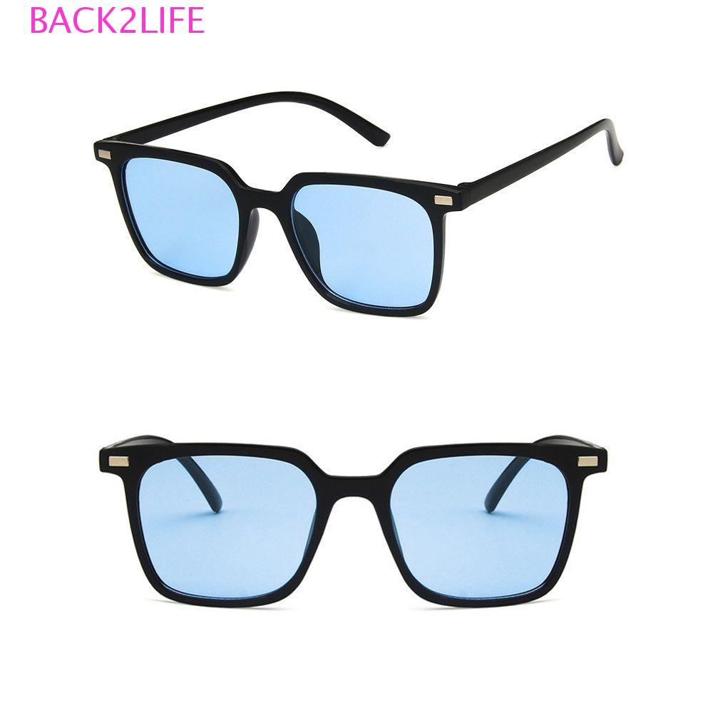 Kính Mát Gọng Lớn Chống Tia UV400 Kiểu Dáng Vintage Dành Cho Nữ BACK2LIFE