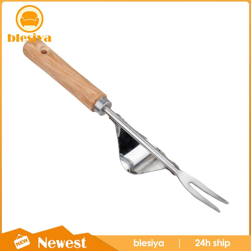 [Blesiya] Nĩa Loại Bỏ Cỏ Dại Mũi Nhọn Chữ V Chống Rỉ Sét Dễ Dàng Loại Bỏ Cỏ Dại Cho Sân Vườn