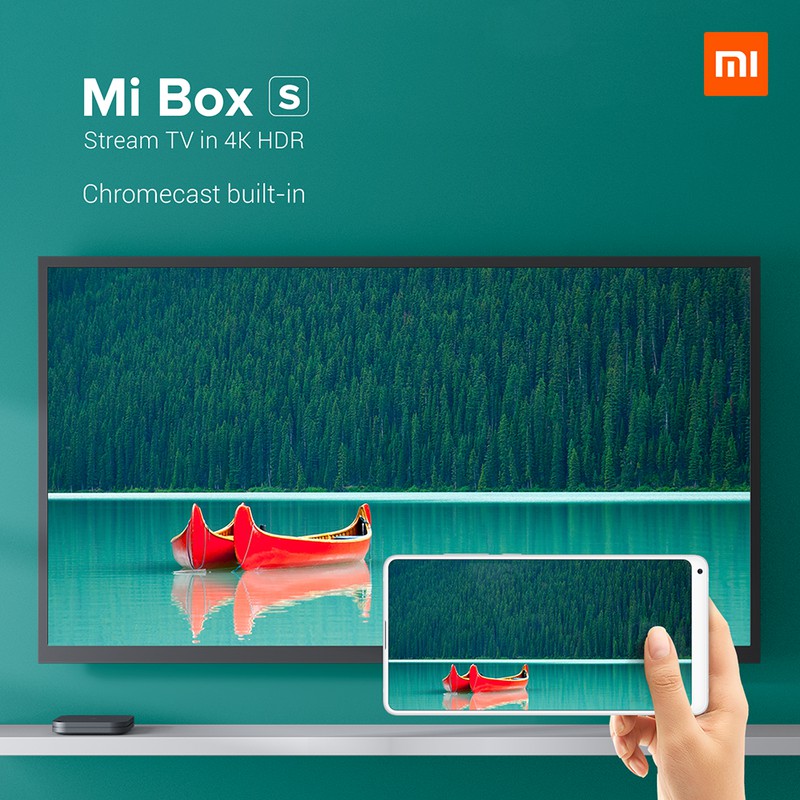 [BH12T, QTế] Tivi box Xiaomi Mibox S 4K I Mi TV Stick Tiếng Việt tìm kiếm giọng nói - Hàng chính hãng