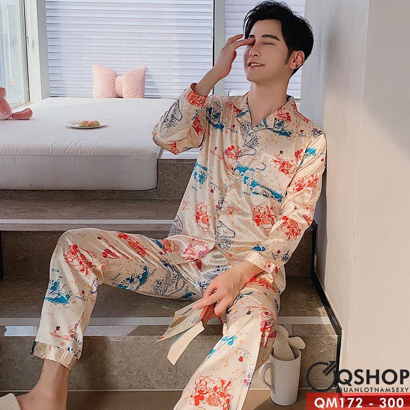 BỘ ĐỒ PIJAMA NAM CAO CẤP QM171-QM172 | BigBuy360 - bigbuy360.vn