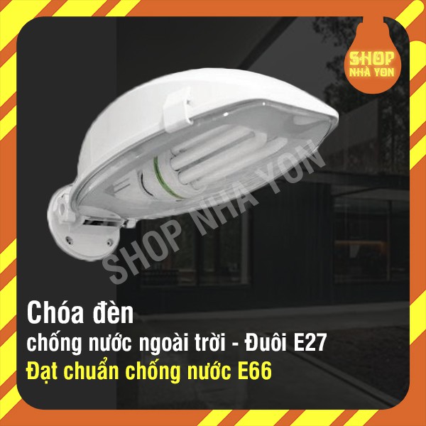 Chóa đèn Lioa gắn tường gắn trụ ngoài trời có điều chỉnh hướng sáng E27