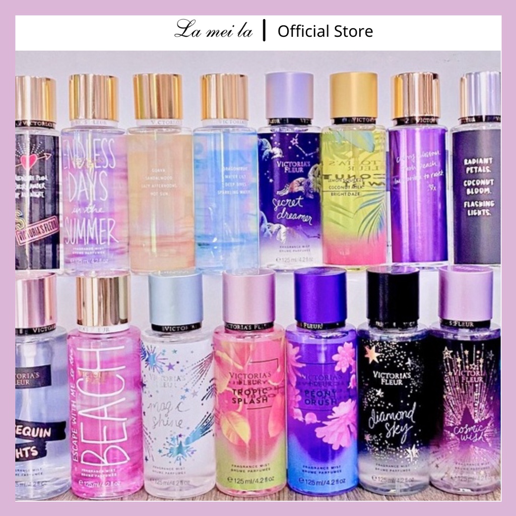 Nước hoa toàn thân, xịt thơm body mist VICTORIA 125ml