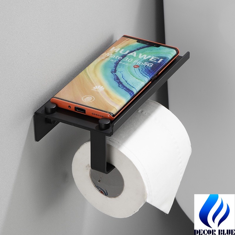 Giá Đỡ Để Điện Thoại - Giá Đỡ Giấy Trong Nhà Vệ Sinh Chất Liệu Cao Cấp Sơn Tĩnh Điện.