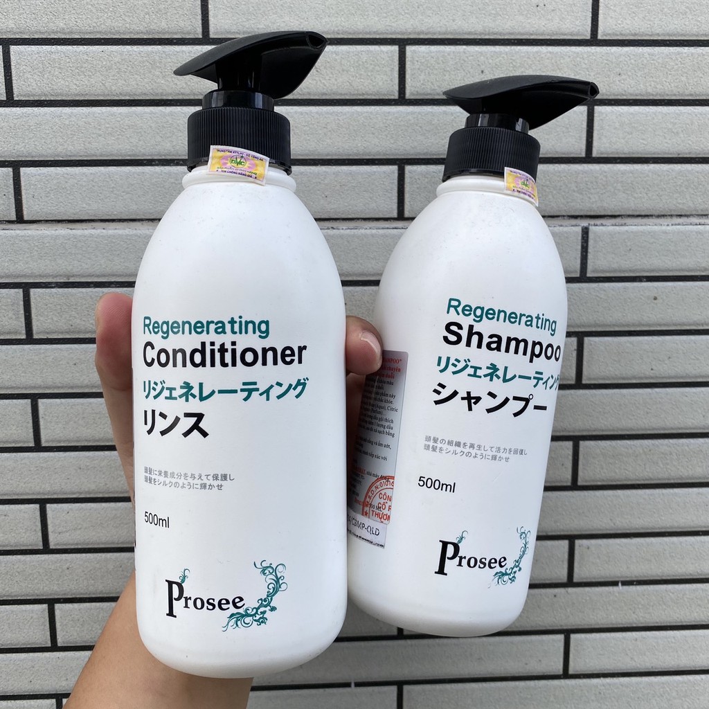 Dầu gội dành cho tóc sau hóa chất uốn nhuộm Prosee As10 Regenerating Shampoo 500ml