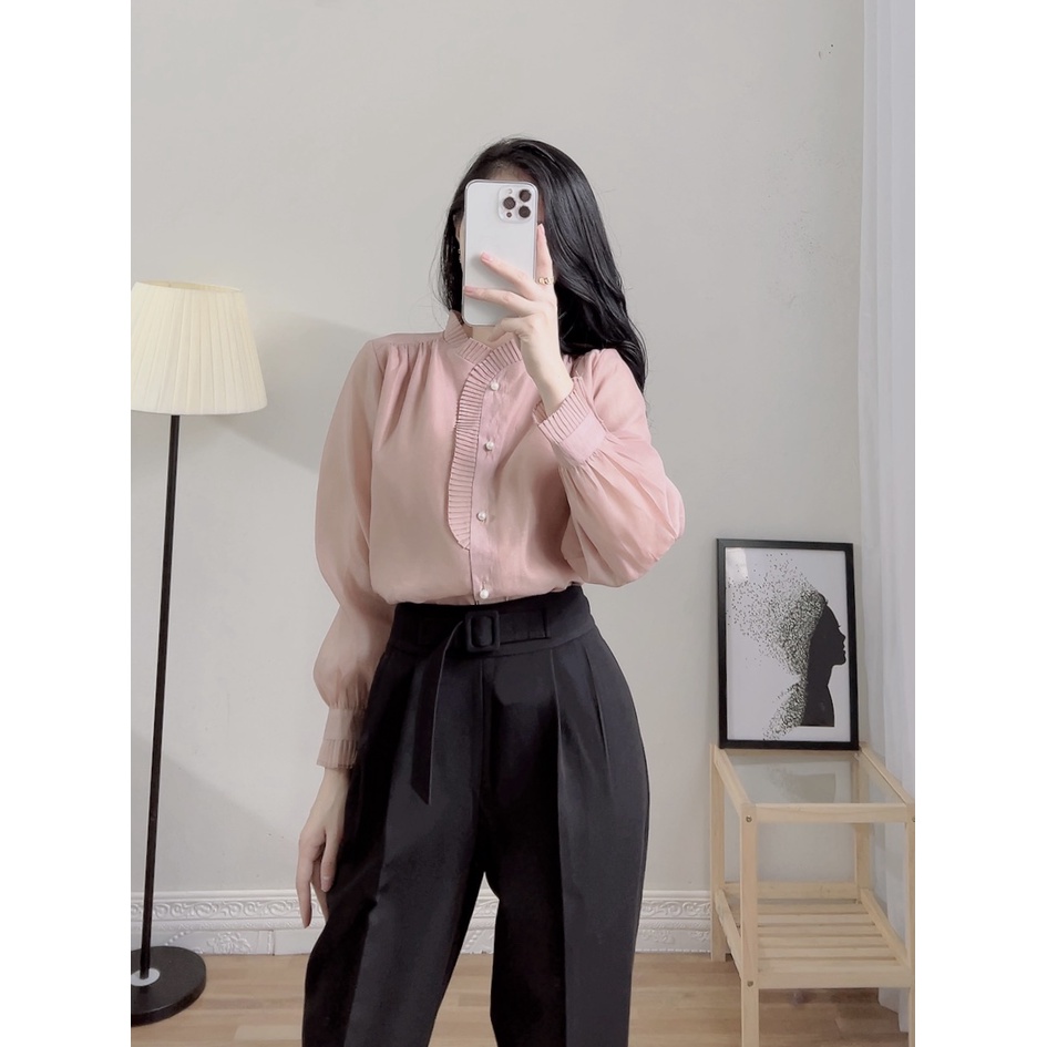 Quần baggy nữ đai bọc vuông ZYM'S HOUSE K232