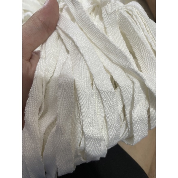 Dây Né Trang Trí Quần Áo Thể Thao Xương Cá Màu Trắng 1 cm - 1 mét