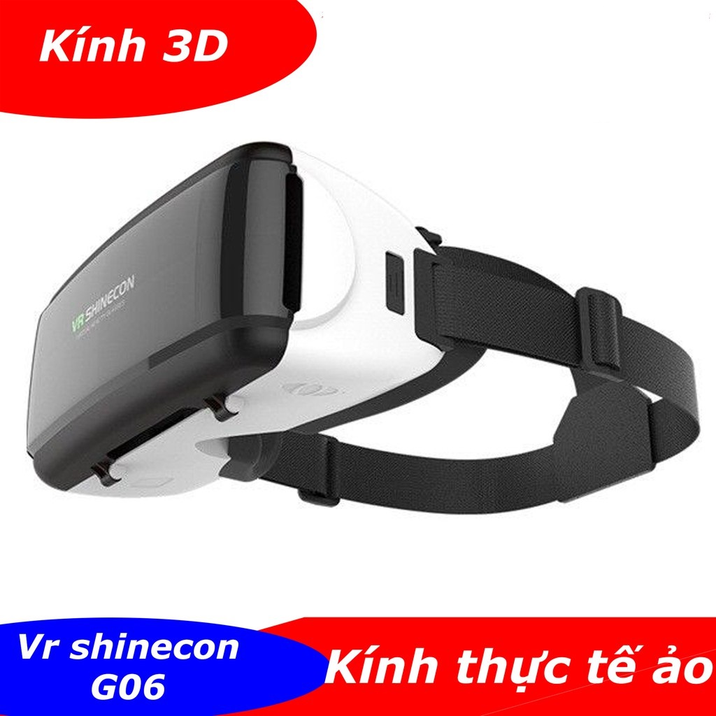 Kính thực tế ảo Vr shinecon G06 - Thiết bị thực tế ảo cho điện thoại Chơi Tất Cả Game Vr Và Phim 360 -dc4440