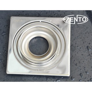 Phễu thoát sàn inox Zento TS151 (15x15cm)