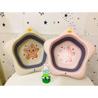 chậu rửa mặt gấp gọn hình sao
