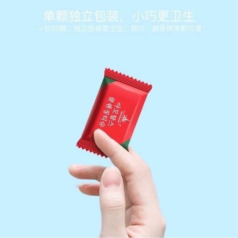 Giấy nén viên kẹo Nhật , sét 20 viên , giấy nén