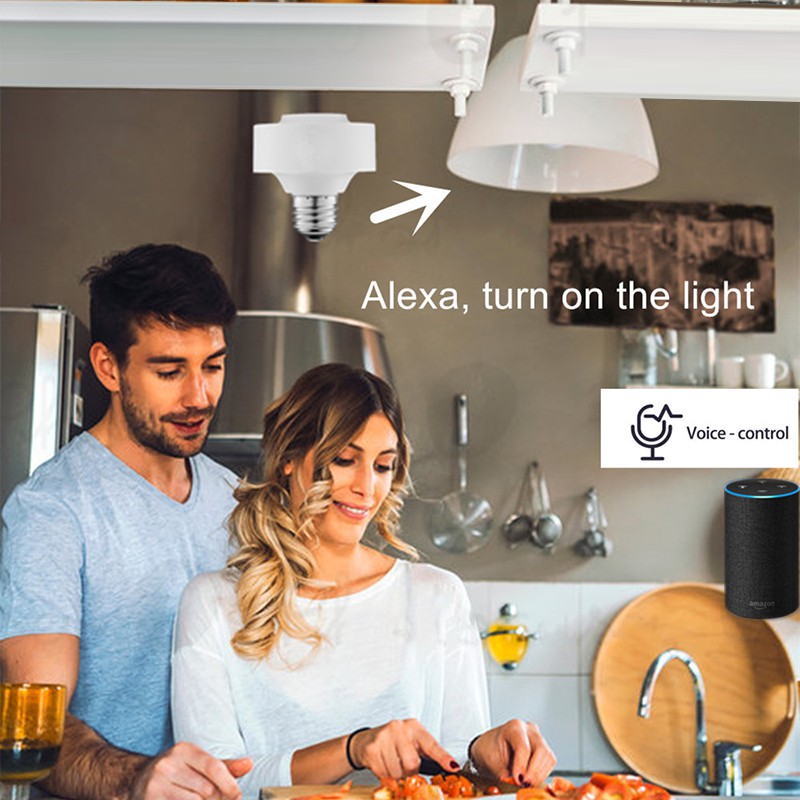 GOOGLE Chuôi Đèn Led Wifi Thông Minh Cho E26 E27 Amazon Echo Alexa Bóng đèn thông minh 16 triệu màu Philips Hue White and Color ambiance BEST
