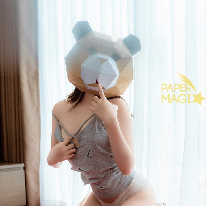 Mặt nạ Teddy Đang Buồn - PaperMagix