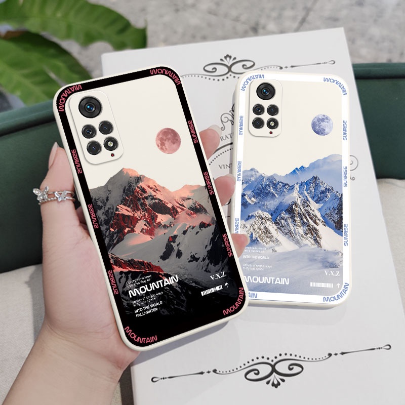 Ốp Điện Thoại In Hình Phong Cảnh Mặt Trời Mọc Cho Xiaomi Redmi Note 11 11S Pro Plus + 4G 5G