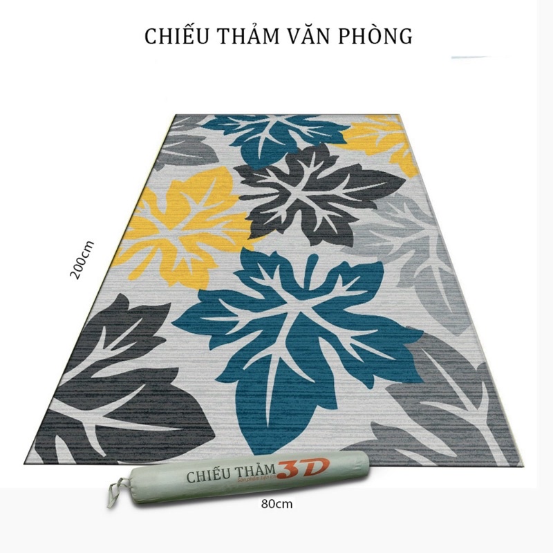 Chiếu Thảm Văn Phòng-Thảm Trang Trí Phòng Ngủ Phòng Khách Nhập Khẩu Cao Cấp - Kích Thước 80x2m