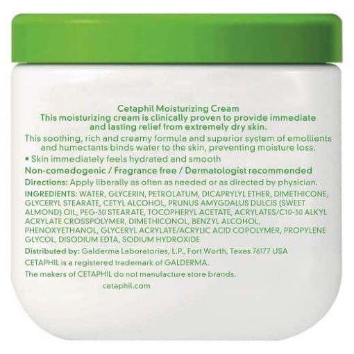 Kem dưỡng ẩm Cetaphil Moisturizing Cream Mỹ 566gr dùng cho da khô nhạy cảm  chàm và trẻ em - EDS Hàng Mỹ