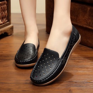 GIÀY MỌI NỮ, GIÀY LƯỜI DA NỮ SP64