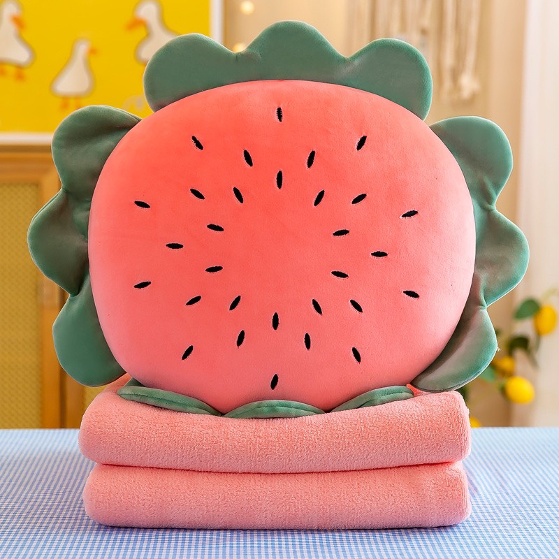 Bộ Chăn Gối Văn Phòng 3in1 Hizun Tiện Lợi Hình Hoa Mặt Trời