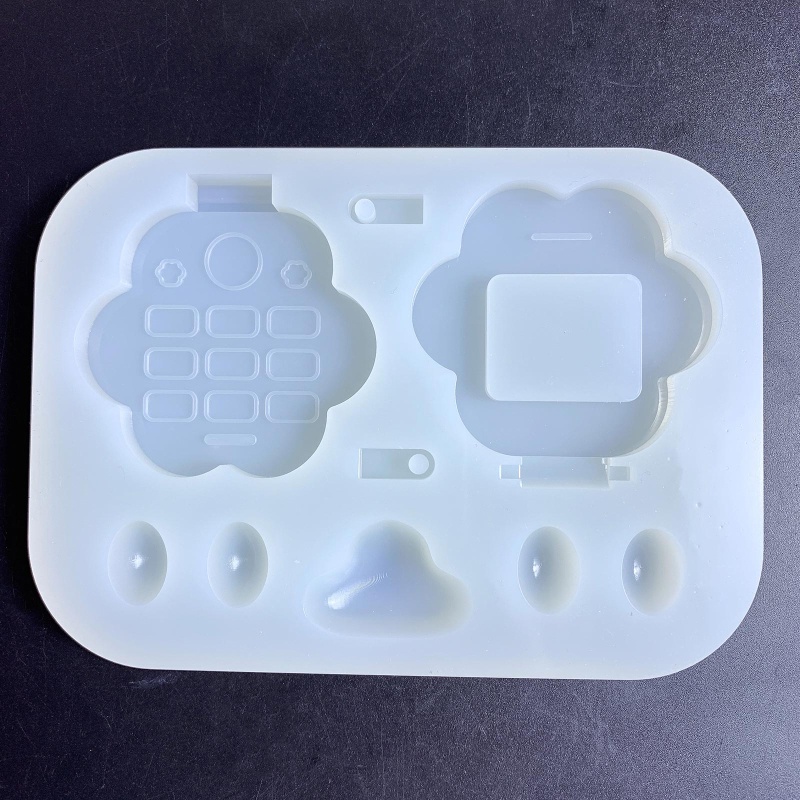 Khuôn Silicon Hình Dấu Chân Mèo Có Cát Lún Để Làm Đồ Thủ Công