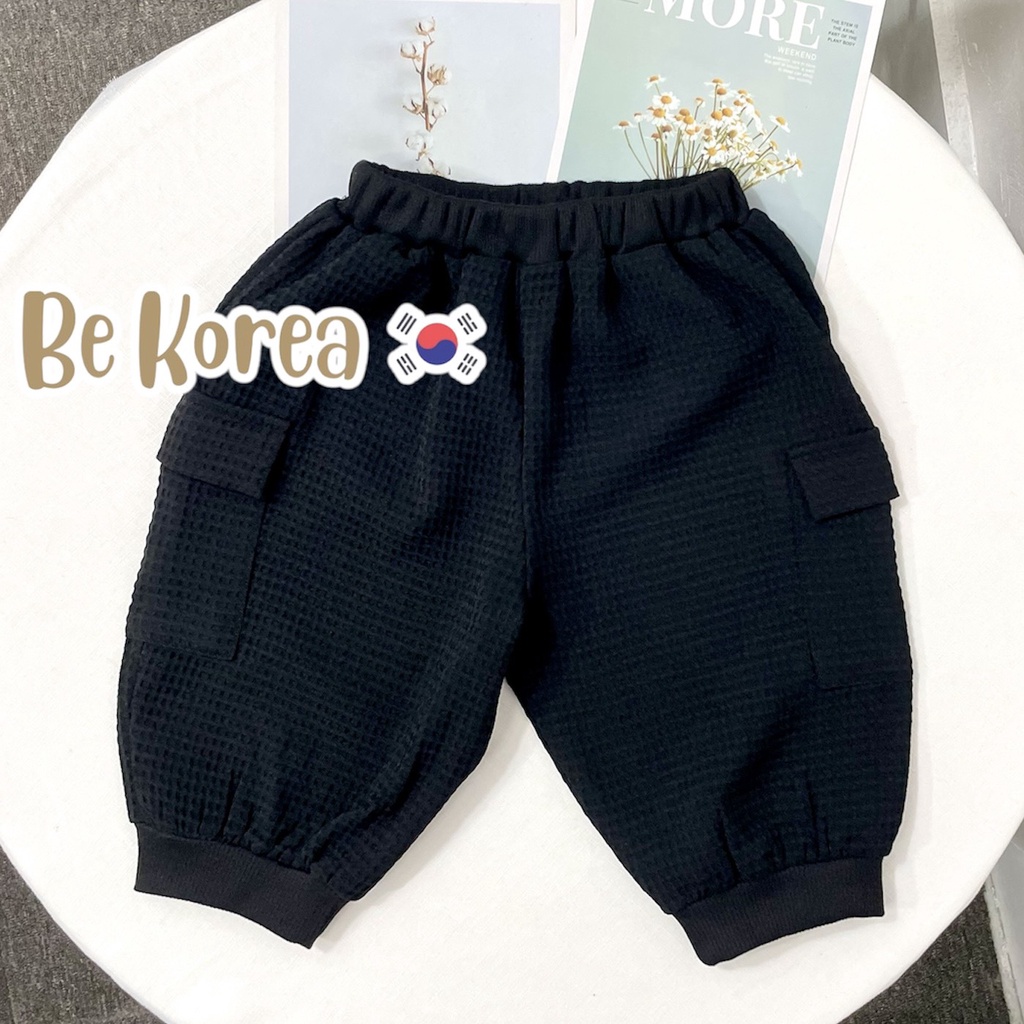 Quần dài thu đông phong cách Hàn Quốc - Bekorea cho bé trai bé gái size 7-25kg