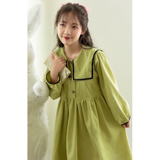 Đầm babydoll cổ thuỷ thủ linen - Mori Babydoll - CARROT FARM