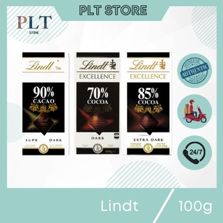 Sô cô la ca cao thanh lindt 70% - 85% - 90% 100g ⚜️date mới⚜️
