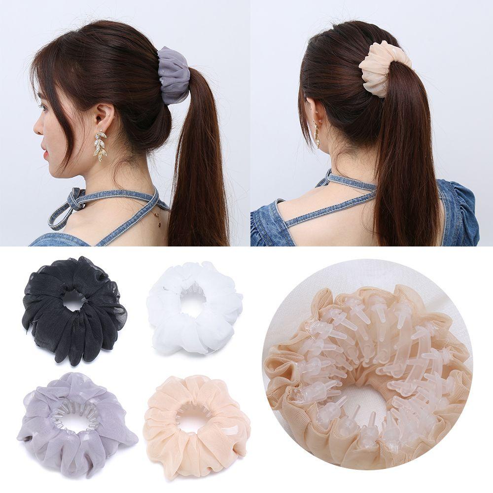 Dây Cột Tóc Đuôi Ngựa Bằng Lụa Voan Thời Trang MIHAN1