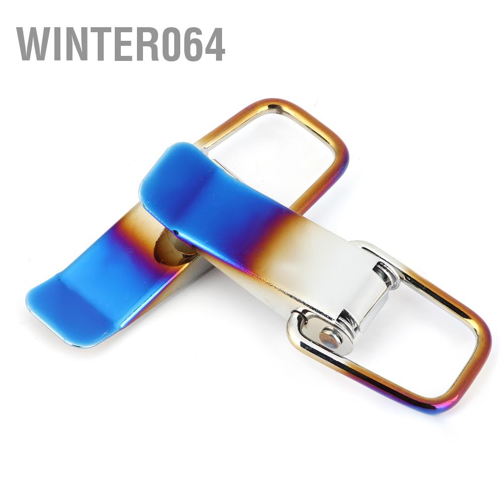 Kẹp Khóa Móc Xe Tải Thao Tác Nhanh Bằng Sắt Màu Trắng Xanh Dương