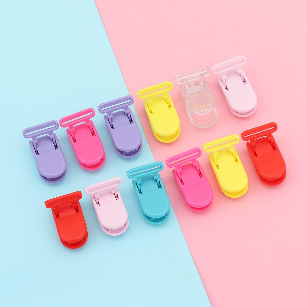 NIUYOU Set 5 / 10 Kẹp Núm Vú Giả Nhiều Màu Sắc Cho Bé Mọc Răng