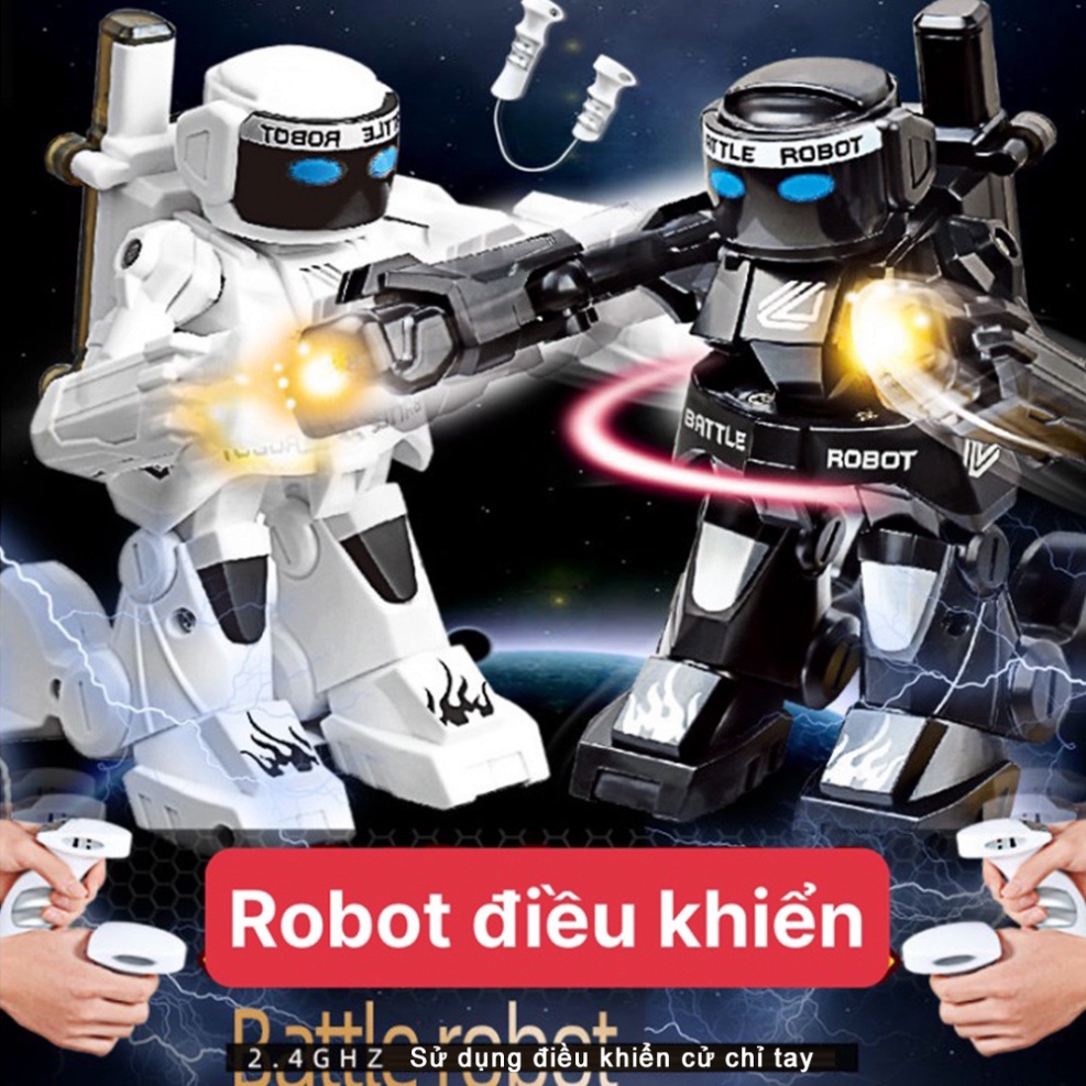 Robot Đấm Bốc Battle Sử Dụng Điều Khiển Cử Chỉ Tay Tần Số 2.4GHz, Quà Tặng Sinh Nhật Dành Cho Bé