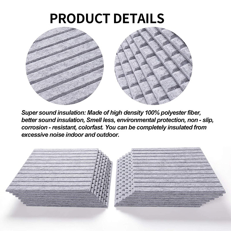 Set 16 Bảng Cách Âm Gắn Tường Dùng Để Trang Trí