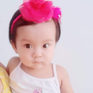 Bờm tóc nơ cho bé