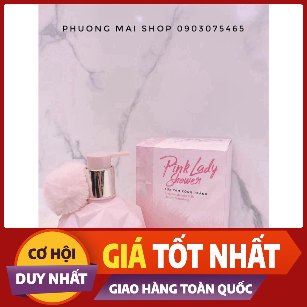 Sữa Tắm Pink Lady shower XÔNG TRẮNG CẤP TỐC