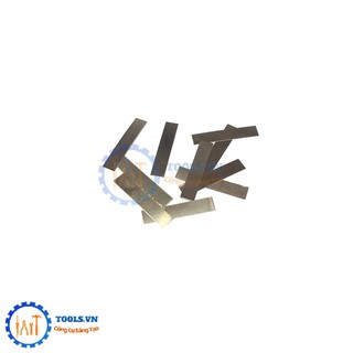 Bộ 10 miếng kẽm đơn hàn cell pin 0.1x5x25mm