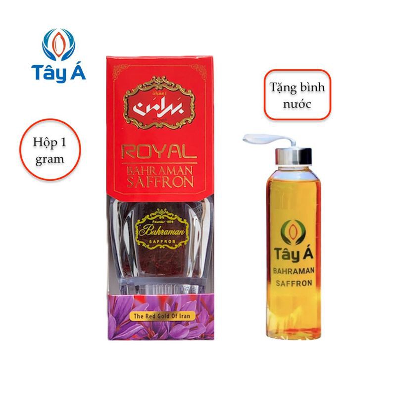 Nhụy hoa nghệ Tây Saffron Tây á loại Super Negin hàng chính hàng Iran