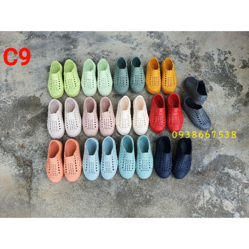 Giày nhựa Native trẻ em C5 đến C9