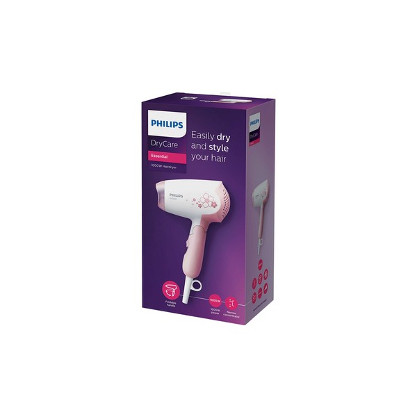 Máy Sấy Tóc Philips HP8108  1000W Thiết kế nhỏ gọn,  tiện dụng