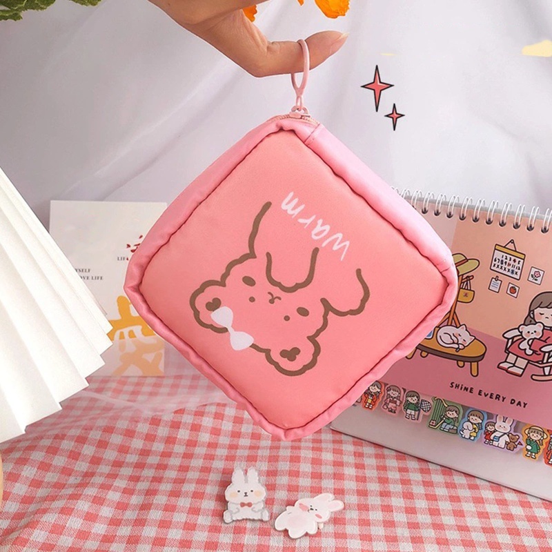Túi Đựng Băng Vệ Sinh/ Tiền Xu Mini Tiện Dụng Cho Nữ
