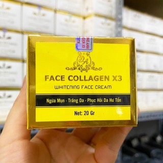 Kem dưỡng trắng da mặt ngừa lão hóa collagen x3 đông anh