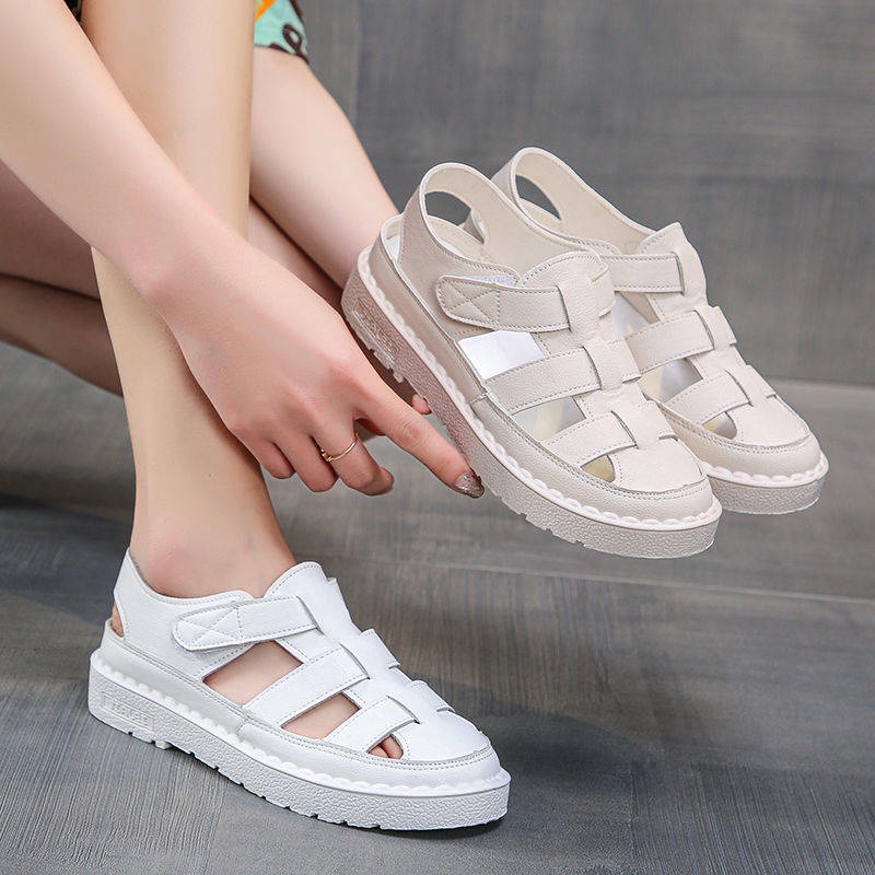 Dép xăng đan Sandal Đế Bằng Thiết Kế Mới Năng Động Thời Trang Dành Cho Mùa Hè