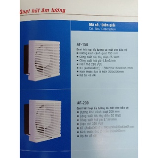 Quạt hút thông gió MPE