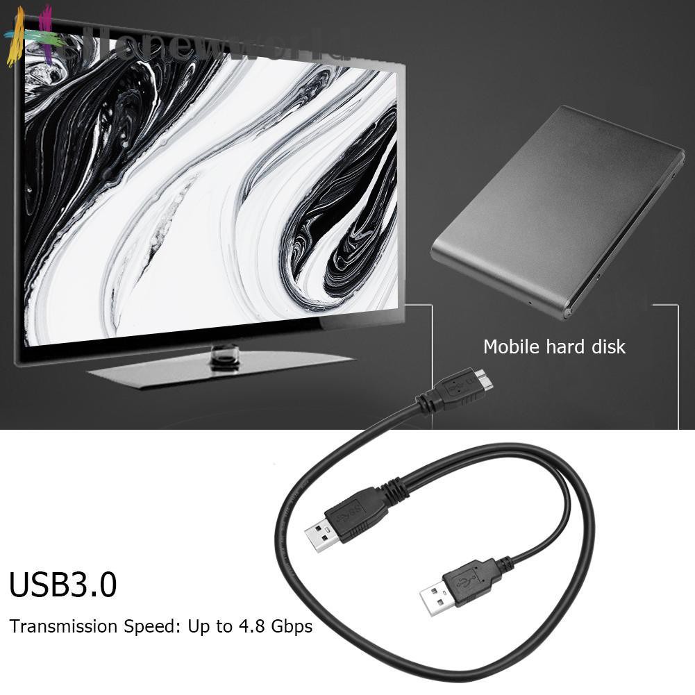 Cáp Chuyển Đổi Usb 3.0 Sang Micro Usb 3.0 Cho Hdd Đầy Tiện Lợi