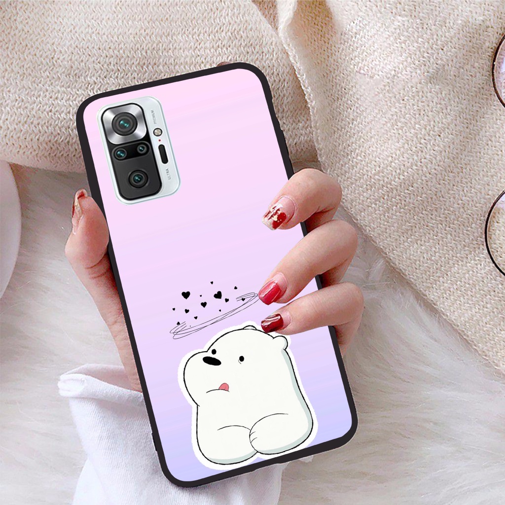 Ốp lưng Xiaomi Redmi Note 10 Pro viền dẻo TPU BST Gia Đình Nhà Gấu