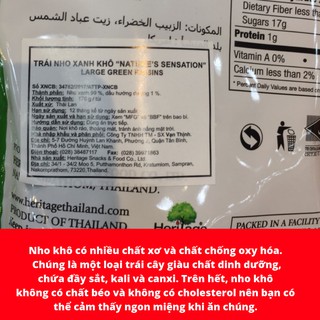 Nho Xanh khô NATURE'S SENSATION 170g
